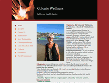 Tablet Screenshot of colonicwellness.com